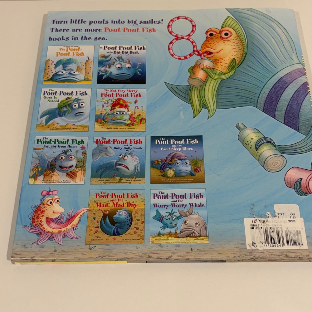 The Pout-Pout Fish Cleans Up the Ocean Book Hardcover - Picture 6 of 6